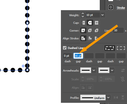 How to Make Dotted Line in Illustrator CC - ezGYD.com