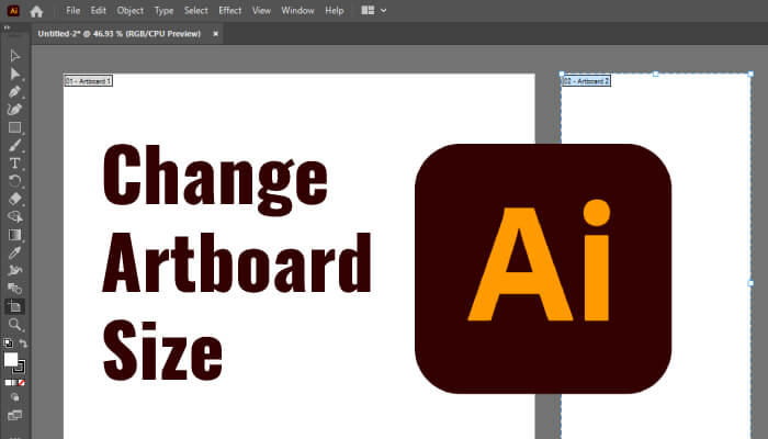 illustrator edit artboard size