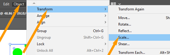 Object Transform Sacale