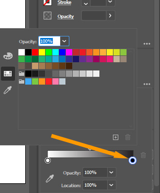 Selecting Color for Gradient