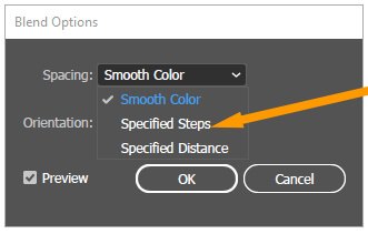 Specified Steps Option