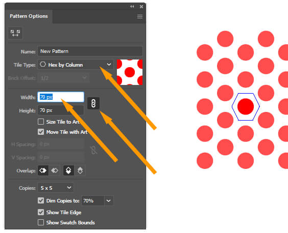 Width Height Option