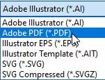 Adobe PDF option