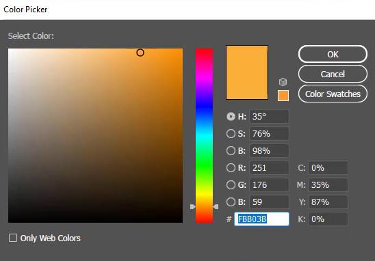 Color Picker Option in Illustrator