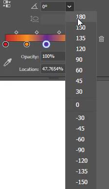 Different Angles for Gradient in Illustrator