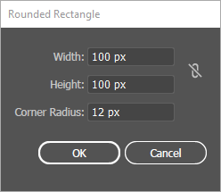 Rounded Rectangle Dialog Box