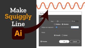 How to Make a Squiggly Line in Illustrator
