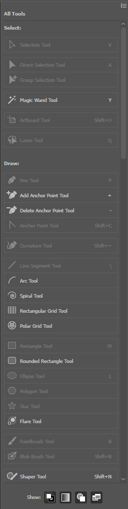 All Tools in Illustrator