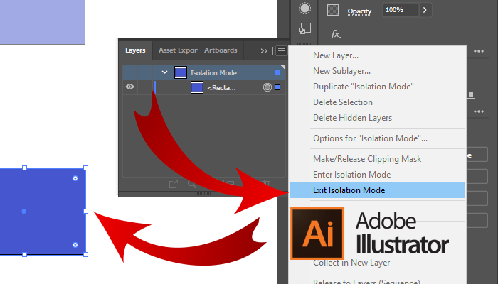 how to exit presentation mode in illustrator