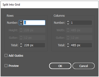 Object Path Split Into Grid option