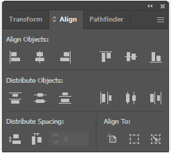 Align panel