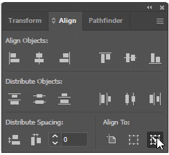 Align to Key Object in Illustrator