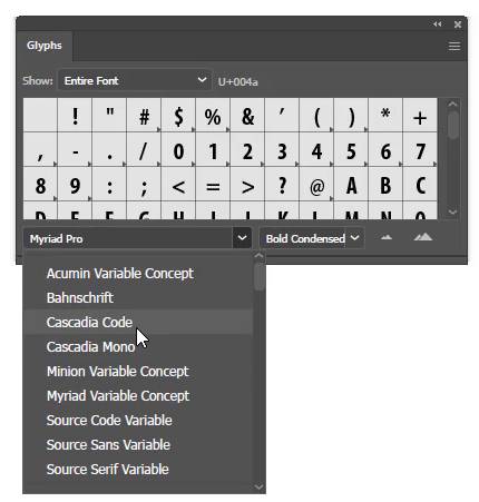 Choosing Bullet Point Font