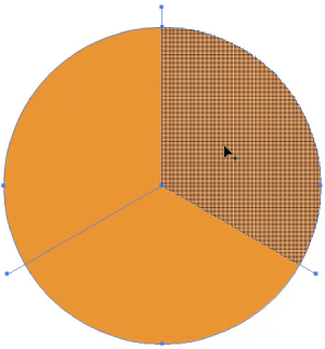 illustrator download circle divided into three parts