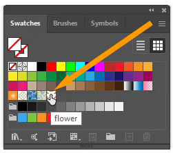 Pattern in Swatches panel