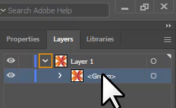 Selecting Object in Layers Panel