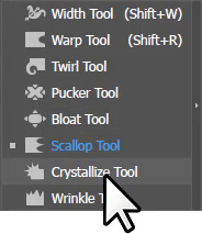 Crystallize Tool in Illustrator