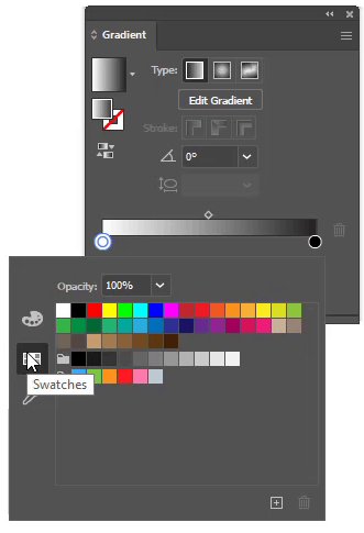 Swatches in Gradient