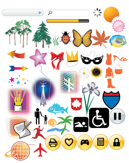 Symbols from Symbol Library in Illustrator