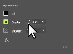 Change Stroke Size in Illustrator