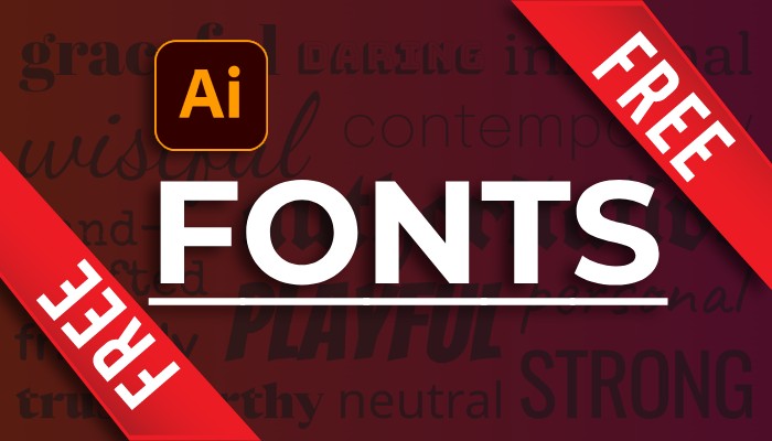 adobe illustrator fonts free download mac