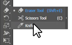 How to use Knife Tool in Illustrator - ezGYD.com