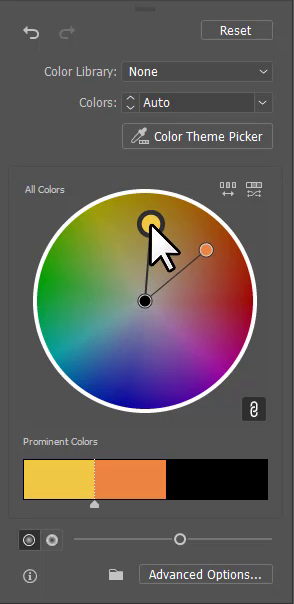 Move color nodes to change color