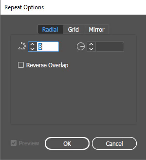 Repeat Options Panel