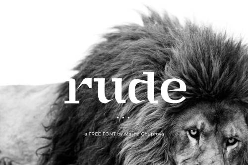 Rude - Free Handcrafted Serif Font