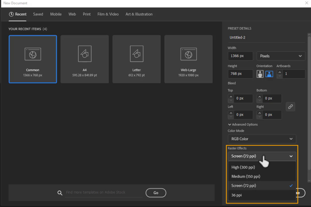 how-to-change-dpi-in-illustrator-ezgyd