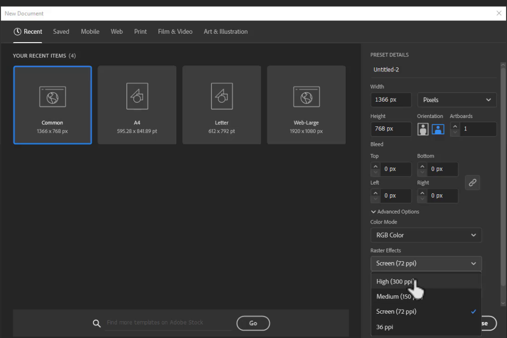 How to Change DPI in Illustrator - ezGYD.com