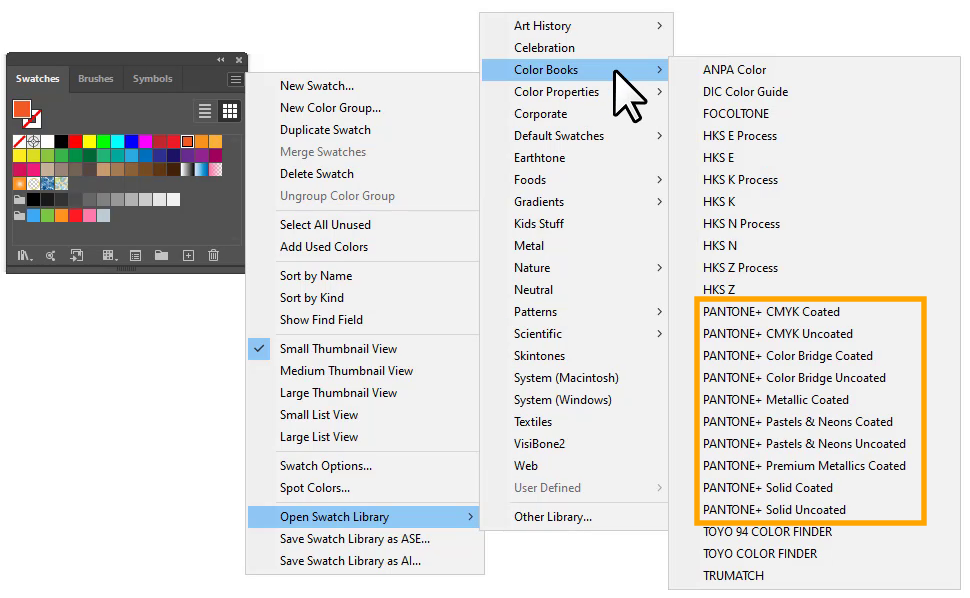 How to Find Pantone Color in Illustrator