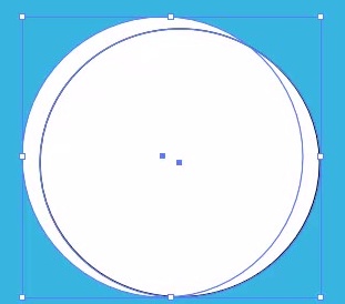 Repositioning the duplicated circle